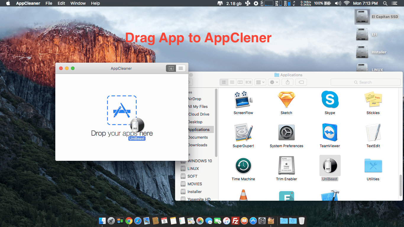 How to uninstall apps on mac laptop